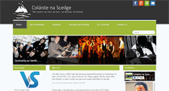 Desktop Screenshot of colaistenasceilge.ie